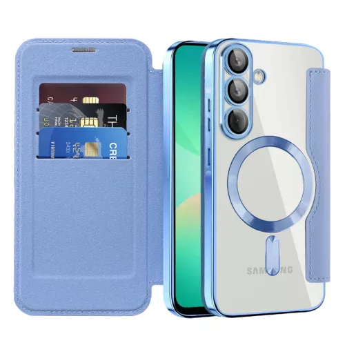 Techsuit - SmartMag Könyv Tok - Samsung Galaxy A26 5G - Világoskék tok