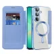 Techsuit - SmartMag Könyv Tok - Samsung Galaxy A26 5G - Világoskék tok