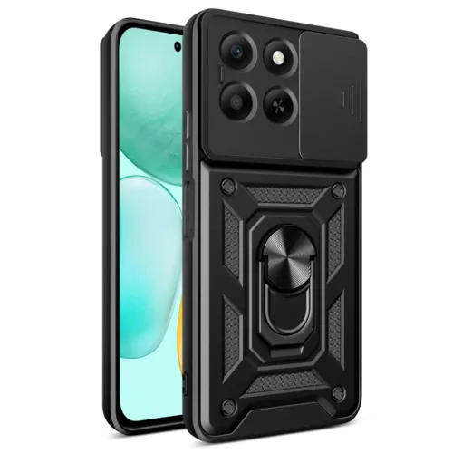 Techsuit - CamShield sorozat - Honor X6c - Fekete tok
