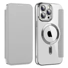 iPhone 14 Pro Max Szürke Techsuit - SmartMag Könyv Tok