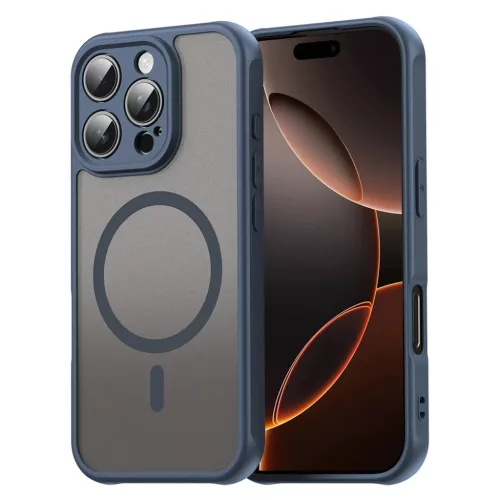 Techsuit - HaloFrost II MagSafe - iPhone 16 Pro - mélykék tok