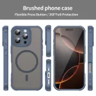 Techsuit - HaloFrost II MagSafe - iPhone 16 Pro - mélykék tok
