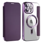 iPhone 13 Pro Max Lila Techsuit SmartMag könyvtok