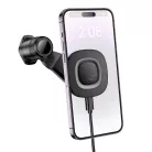 Hoco 15W autós telefontartó indukciós légkiömlő HW30 fekete