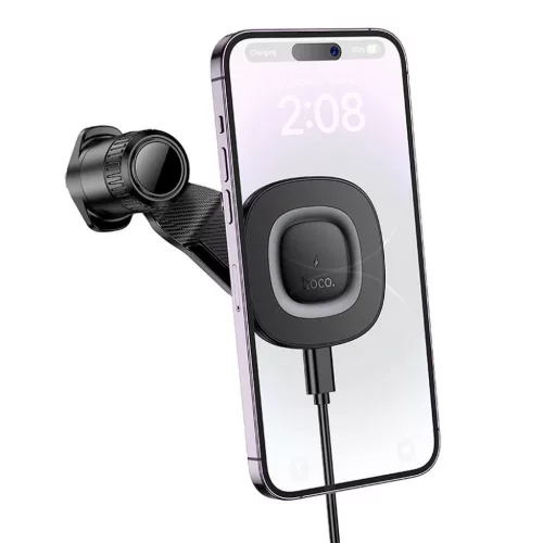 Hoco 15W autós telefontartó indukciós légkiömlő HW30 fekete