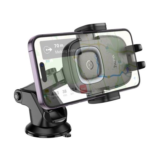Autós telefontartó indukciós Hoco 15W középkonzol HW32 fekete