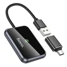 Hoco vezeték nélküli CarPlay adapter USB A / USB C HU1 fekete