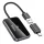 Hoco vezeték nélküli CarPlay adapter USB A / USB C HU1 fekete