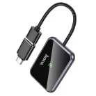 Hoco vezeték nélküli CarPlay adapter USB A / USB C HU1 fekete