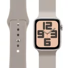 Apple Watch 38-41mm S-M Bézs OBAL:ME szilikon szíj
