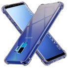 Techsuit - Ütésálló Átlátszó Szilikon - Samsung Galaxy S9 - Füst Fekete tok