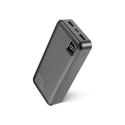 Forever power bank TB-300L PD QC 22,5W 20000 mAh fekete