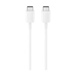   Eredeti kábel Samsung DA705BWE GP-TOU021RFBWW USB-C - USB-C 1M fehér (bulk EU)