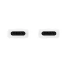 Eredeti kábel Samsung DA705BWE GP-TOU021RFBWW USB-C - USB-C 1M fehér (bulk EU)