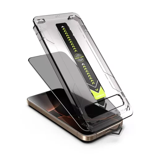 iPhone 13 / iPhone 13 Pro / iPhone 14 / iPhone 16 Adatvédelmi Titanüveg Techsuit Teljes Borítás (2 darabos csomag) üvegfólia