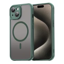 Techsuit - HaloFrost II MagSafe - iPhone 15 - Zöld tok