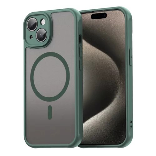 Techsuit - HaloFrost II MagSafe - iPhone 15 - Zöld tok