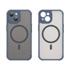 Techsuit - HaloFrost II MagSafe - iPhone 15 - Tengerészkék tok