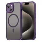 Techsuit - HaloFrost II MagSafe - iPhone 15 - Lila tok