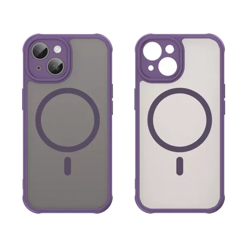 Techsuit - HaloFrost II MagSafe - iPhone 15 - Lila tok