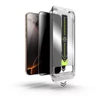 Techsuit - TitanGlass Teljes Fedés - iPhone 15 Pro - Adatvédelem üvegfólia