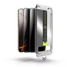 Techsuit - TitanGlass Teljes Lefedettségű (2 darabos csomag) - iPhone 15 Pro - Adatvédelmi üvegfólia
