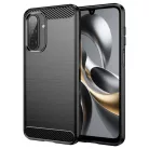 Techsuit - Karbon Szilikon - Samsung Galaxy A17 5G - Fekete tok