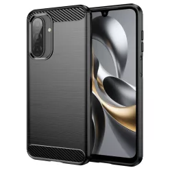   Techsuit - Karbon Szilikon - Samsung Galaxy A17 5G - Fekete tok