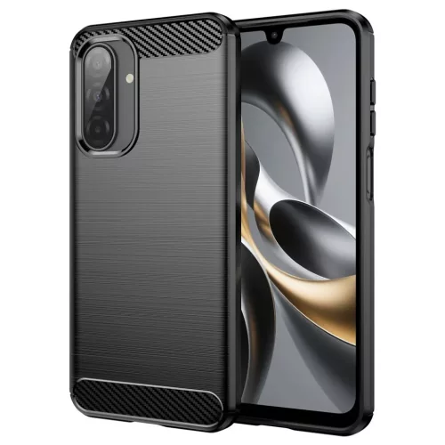 Techsuit - Karbon Szilikon - Samsung Galaxy A17 5G - Fekete tok