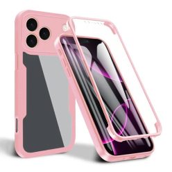   iPhone 17 Pro Max Pink Techsuit ColorVerse 360 Series tok + Képernyővédő
