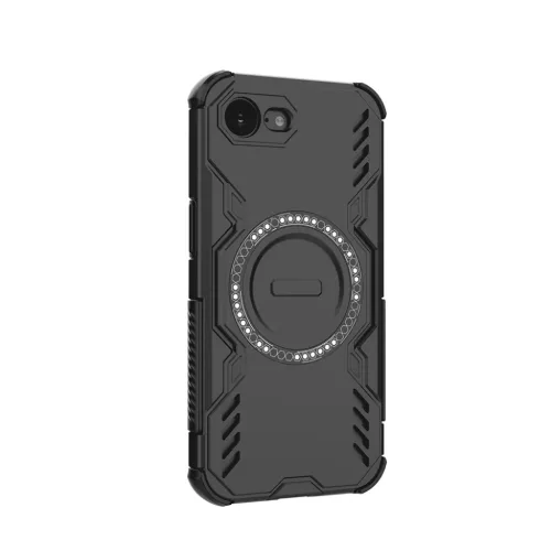 iPhone 16e/17e - ArmorMag tok - Techsuit - Fekete