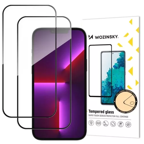 iPhone 17 Pro Wozinsky Full Glue Tempered Glass 2-Pack edzett üveg