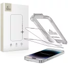 Edzett üveg Tech-protect Quick Set+ 2-pack iPhone 15 Pro Fekete üvegfólia