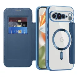   Google Pixel 10 Pro XL - Techsuit SmartMag Könyv Tok - Kék tok