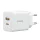 Baseus - Fali töltő (P10111403213-00) - USB, Type-C, Gyors töltés 20W - Hold Fehér
