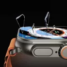 Apple Watch Ultra 1/2/3 (49 mm) Edzett Üveg Tech-protect Easy Set+ 2-csomag Átlátszó üvegfólia