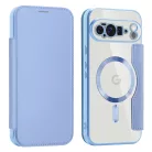 Google Pixel 10 Pro XL - Techsuit - SmartMag könyvtok - Világoskék tok
