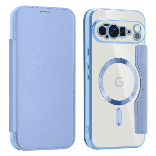 Google Pixel 10 Pro XL - Techsuit - SmartMag könyvtok - Világoskék tok