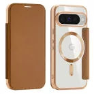 SmartMag könyv tok - Google Pixel 10 / 10 Pro - Barna - Techsuit.
