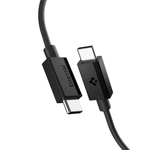 Spigen EB6010CC Essential Type-C kábel 60W 100cm Fekete