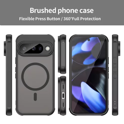 Techsuit - HaloFrost II MagSafe telefontok - Google Pixel 10 - Fekete tok