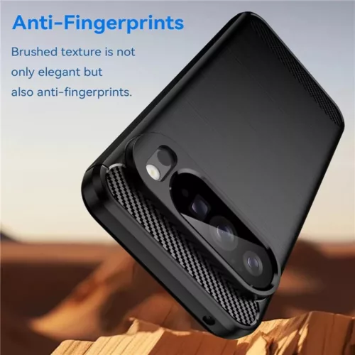 Techsuit - Szénszilicium tok - Google Pixel 10 Pro XL - Fekete