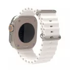 Apple Watch szíj (W038) - Techsuit - Fehér - Alkalmas Apple Watch 1/2/3/4/5/6/7/8/9/10/SE/SE 2 (38/40/41/42mm) моделlekhez.