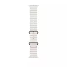 Apple Watch szíj (W038) - Techsuit - Fehér - Alkalmas Apple Watch 1/2/3/4/5/6/7/8/9/10/SE/SE 2 (38/40/41/42mm) моделlekhez.