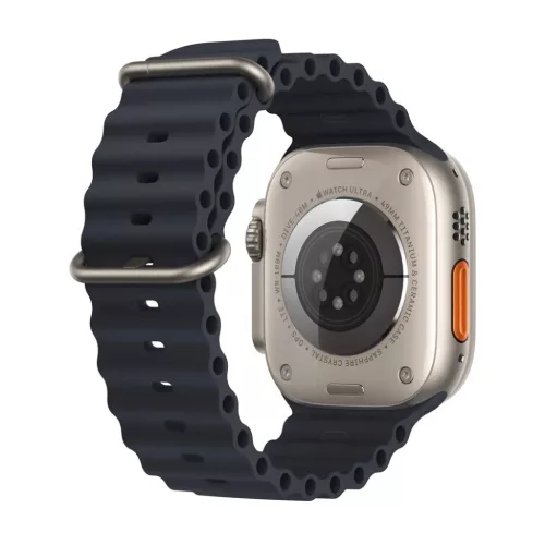 Apple Watch szíj (W038) - Techsuit - sorozat 1/2/3/4/5/6/7/8/9/10/SE/SE 2 (38/40/41/42 mm) - Katonai zöld.