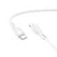 Borofone Kábel BX121 Energy - Type C to Type C - PD 60W 1 méter fehér