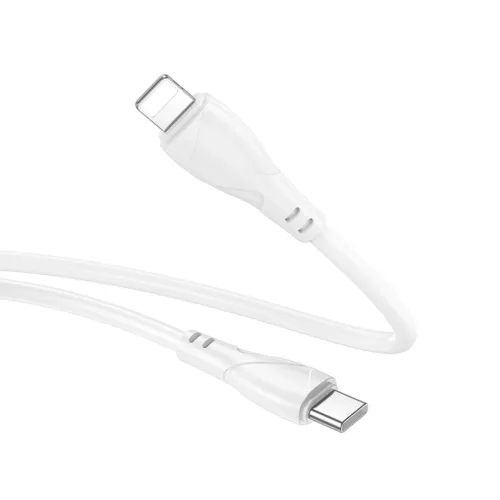 Borofone Kábel BX121 Energy - Type C to Type C - PD 60W 1 méter fehér