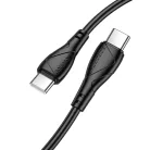 Borofone Kábel BX121 Energia - C típusú C típusú - PD 60W 1 méter fekete