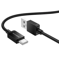   Borofone BX120 Placer kábel - USB Type-C - 3A 1 méter fekete