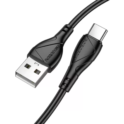 Borofone Kábel BX121 Energia - USB C-típusú - 3A 1 méter fekete